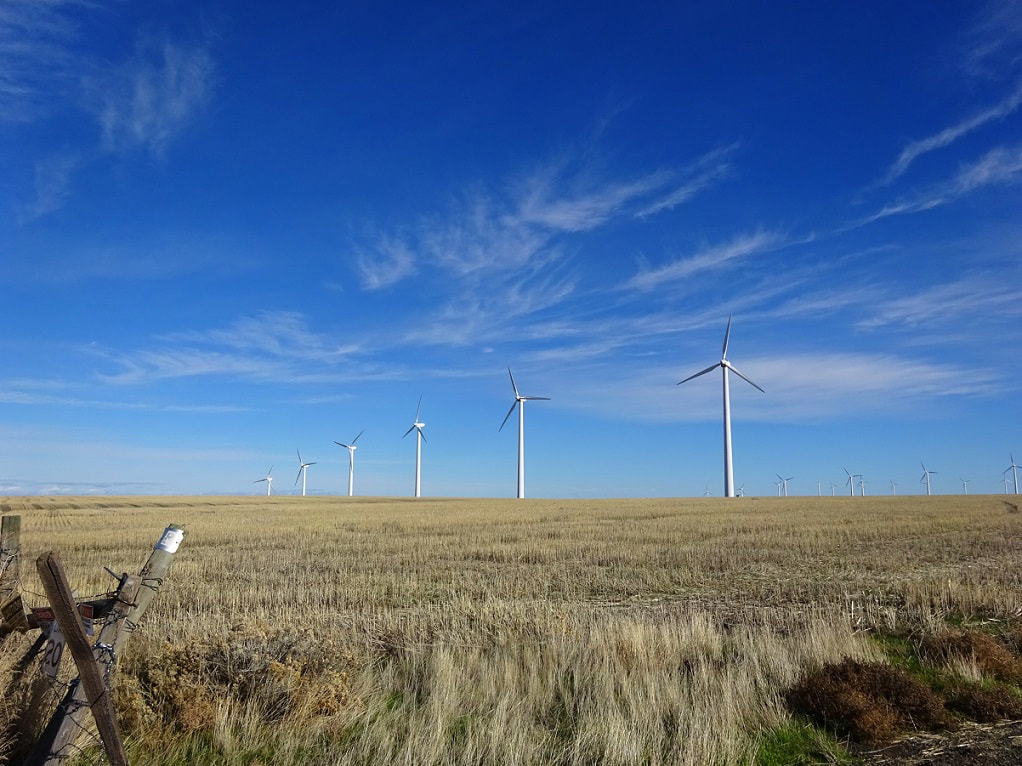 Wind Turbines in Eastern Oregon