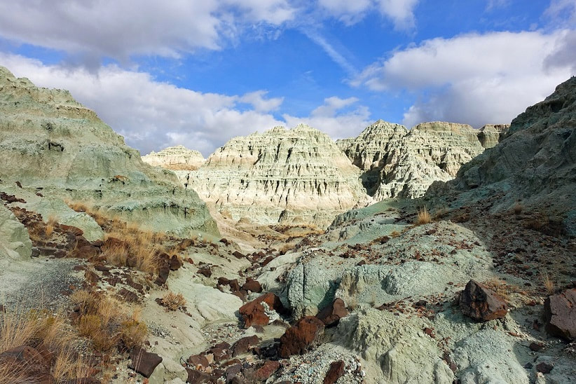 Blue Basin, in the Sheep Rock Unit of the John Day Fossil Beds; Eastern Oregon