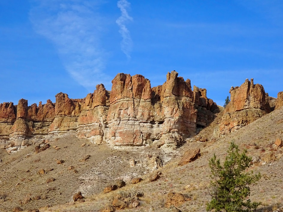 Clarno Unit; John Day Fossil Beds National Monument, Eastern Oregon