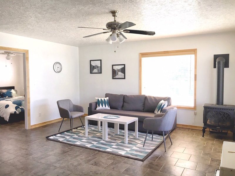 Painted Hills Airbnb, Mitchell, Oregon, Spacious, Modern, lodging, rental house, two bedroom