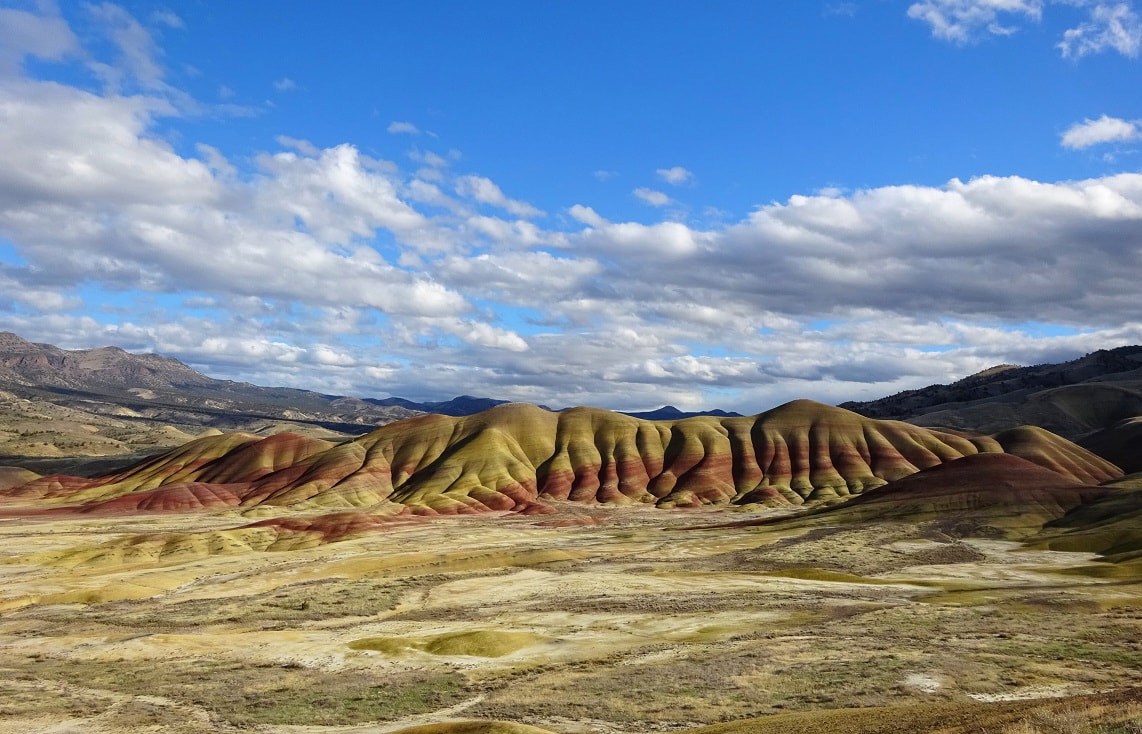 The Painted Hills of Oregon in the John Day Fossil Beds National Monument; Mitchell, Wheeler County