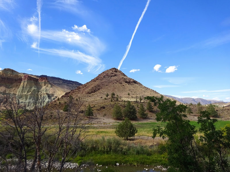 Cathedral Rock in the Spring, Sheep Rock Unit, John Day Fossil Beds